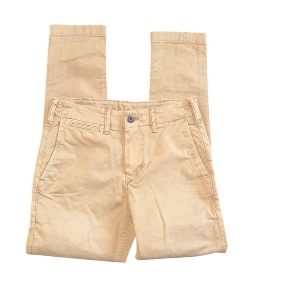 American Eagle Outfitters Khaki Chinos - Light Tan